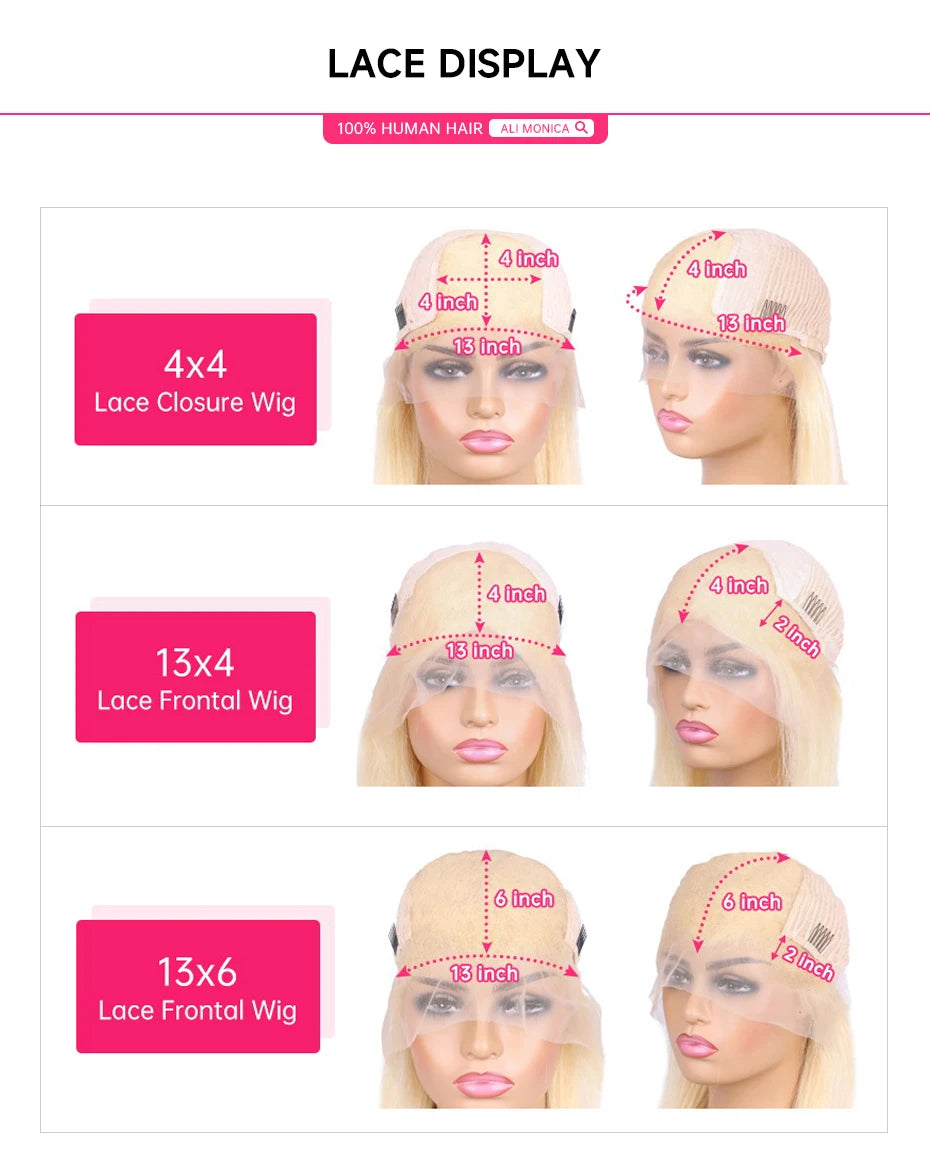 613 Human Hair Lace Front Wig | Straight Transparent
