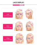 613 Human Hair Lace Front Wig | Straight Transparent