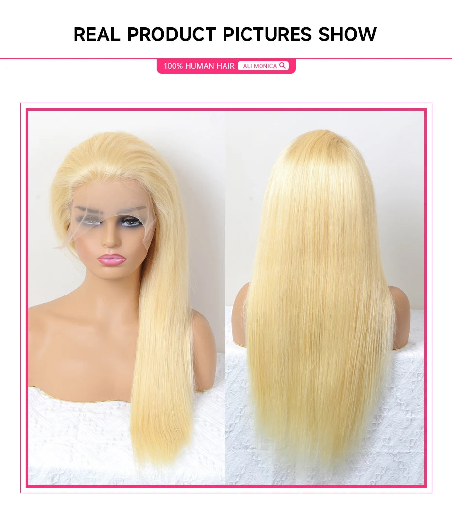 613 Human Hair Lace Front Wig | Straight Transparent