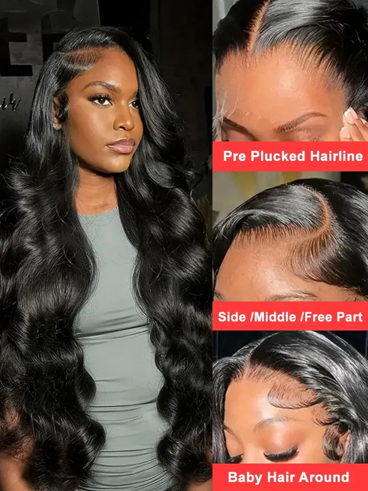Brazilian Body Wave HD Lace Front Human Hair Wig | Glueless