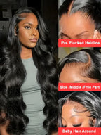 Brazilian Body Wave HD Lace Front Human Hair Wig | Glueless