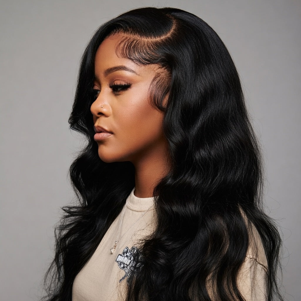 Brazilian Body Wave HD Lace Front Human Hair Wig | Glueless