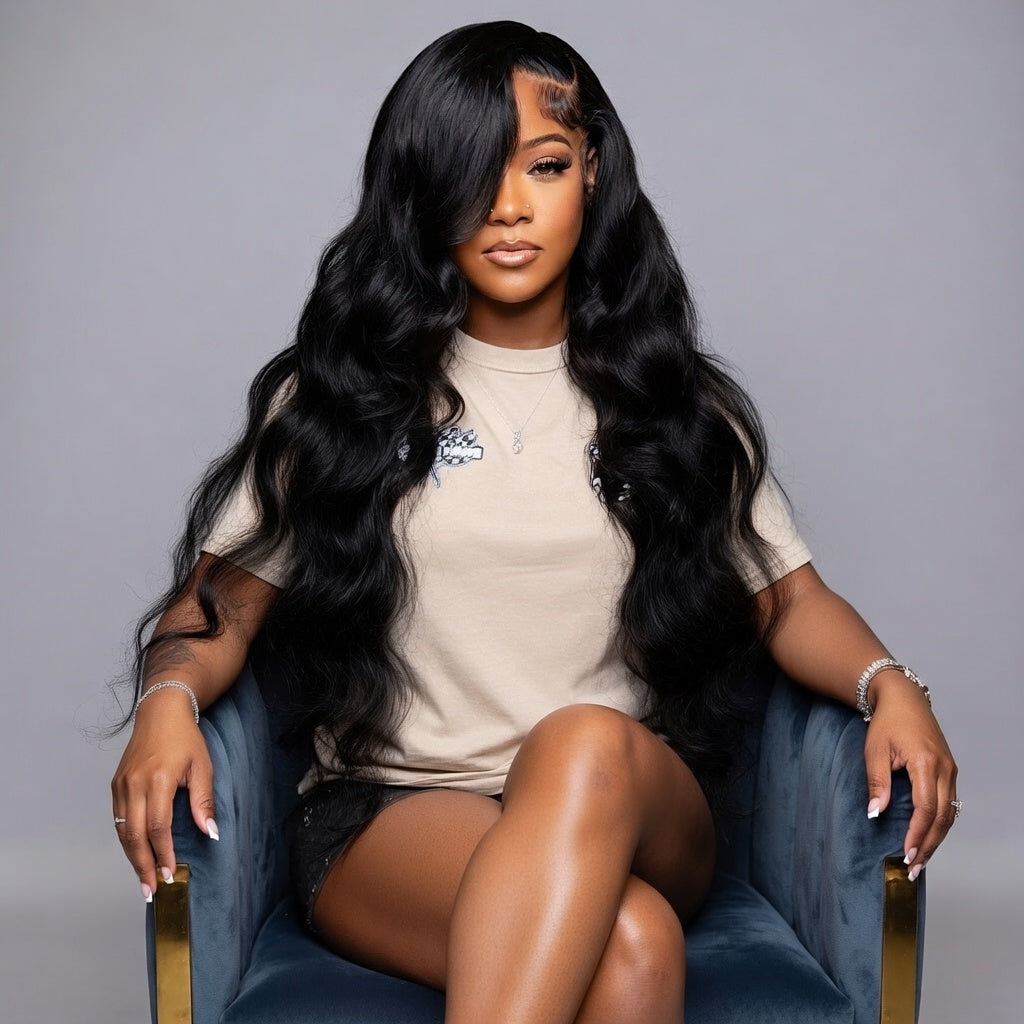 Brazilian Body Wave HD Lace Front Human Hair Wig | Glueless