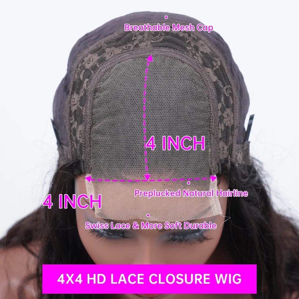 Chocolate Brown HD Lace Front Human Hair Wig