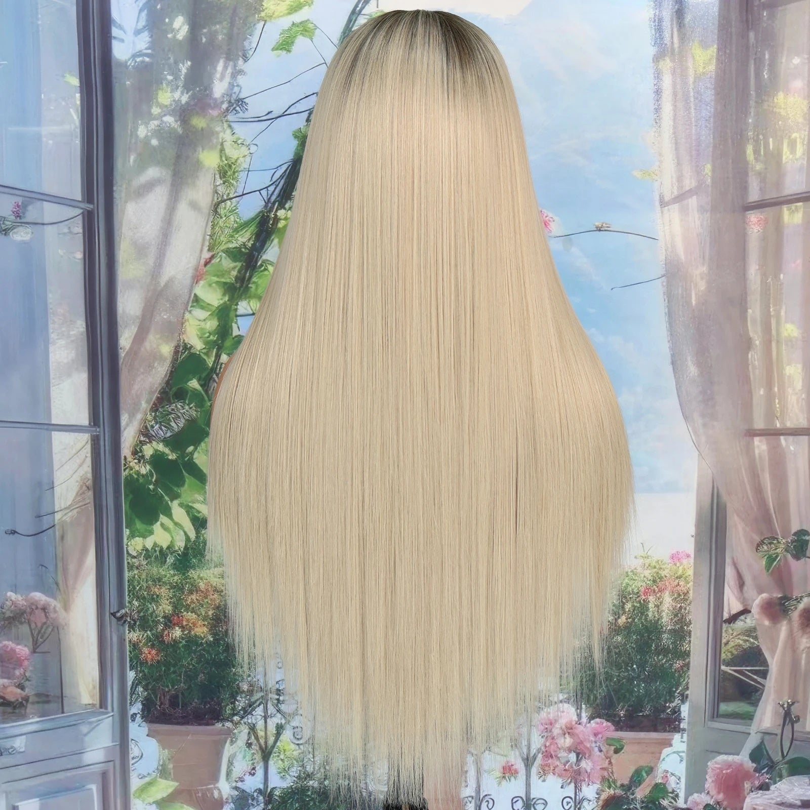 Glueless 13x6 Lace Straight Synthetic Wig