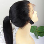 Glueless 26" Black Straight 13x4x1 Lace Front Synthetic Wig