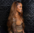 Glueless HD Lace Wig | Honey Blonde Ombre Body Wave