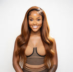 Glueless HD Lace Wig | Honey Blonde Ombre Body Wave