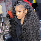 HD Lace Front Human Hair Wig | Deep Wave 250 Density Preplucked