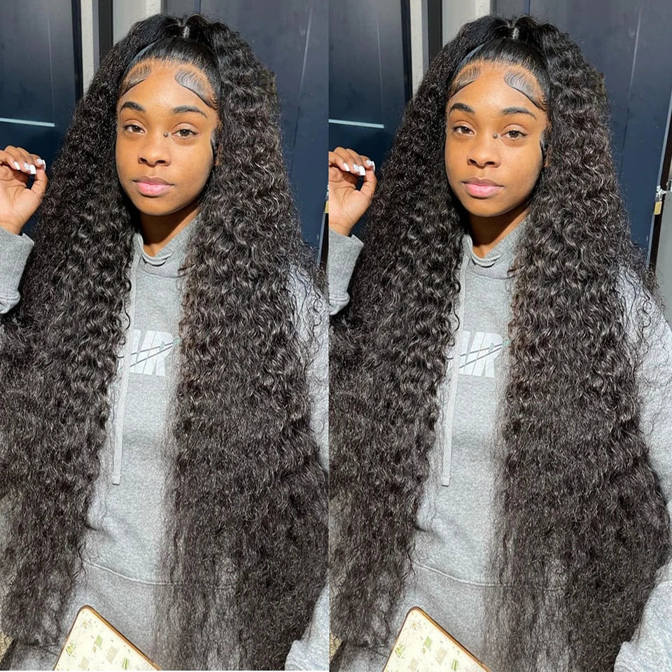 HD Lace Front Human Hair Wig | Deep Wave 250 Density Preplucked