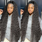 HD Lace Front Human Hair Wig | Deep Wave 250 Density Preplucked