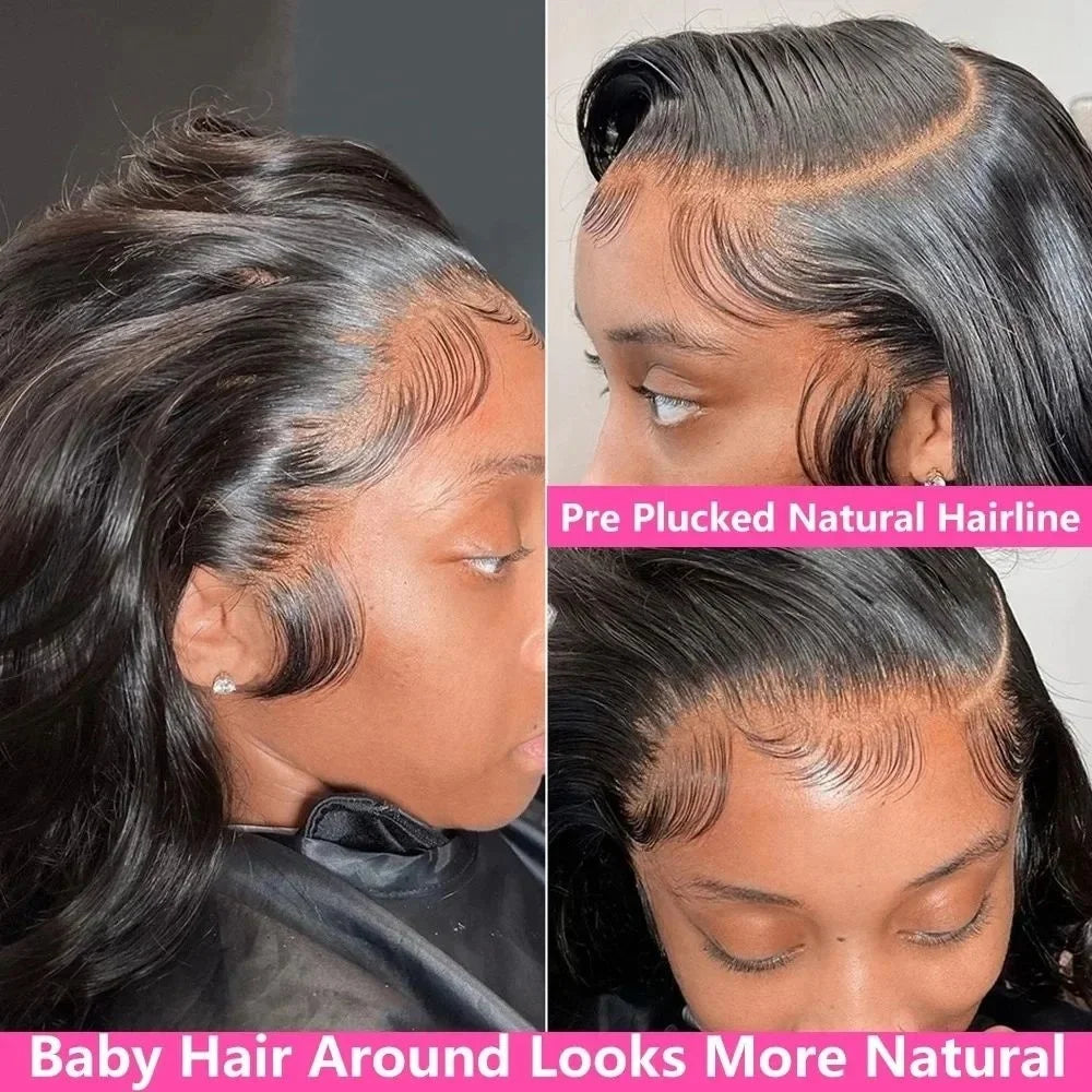 HD Lace Front Wig Human Hair | Pre Plucked Natural Hairline