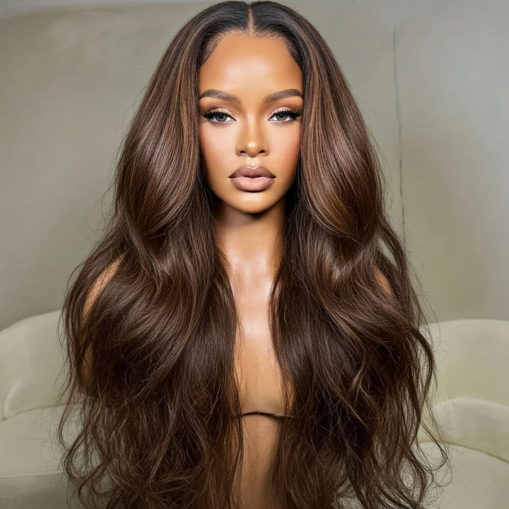 Honey Blonde Ombre Lace Wig | Free Part Body Wave