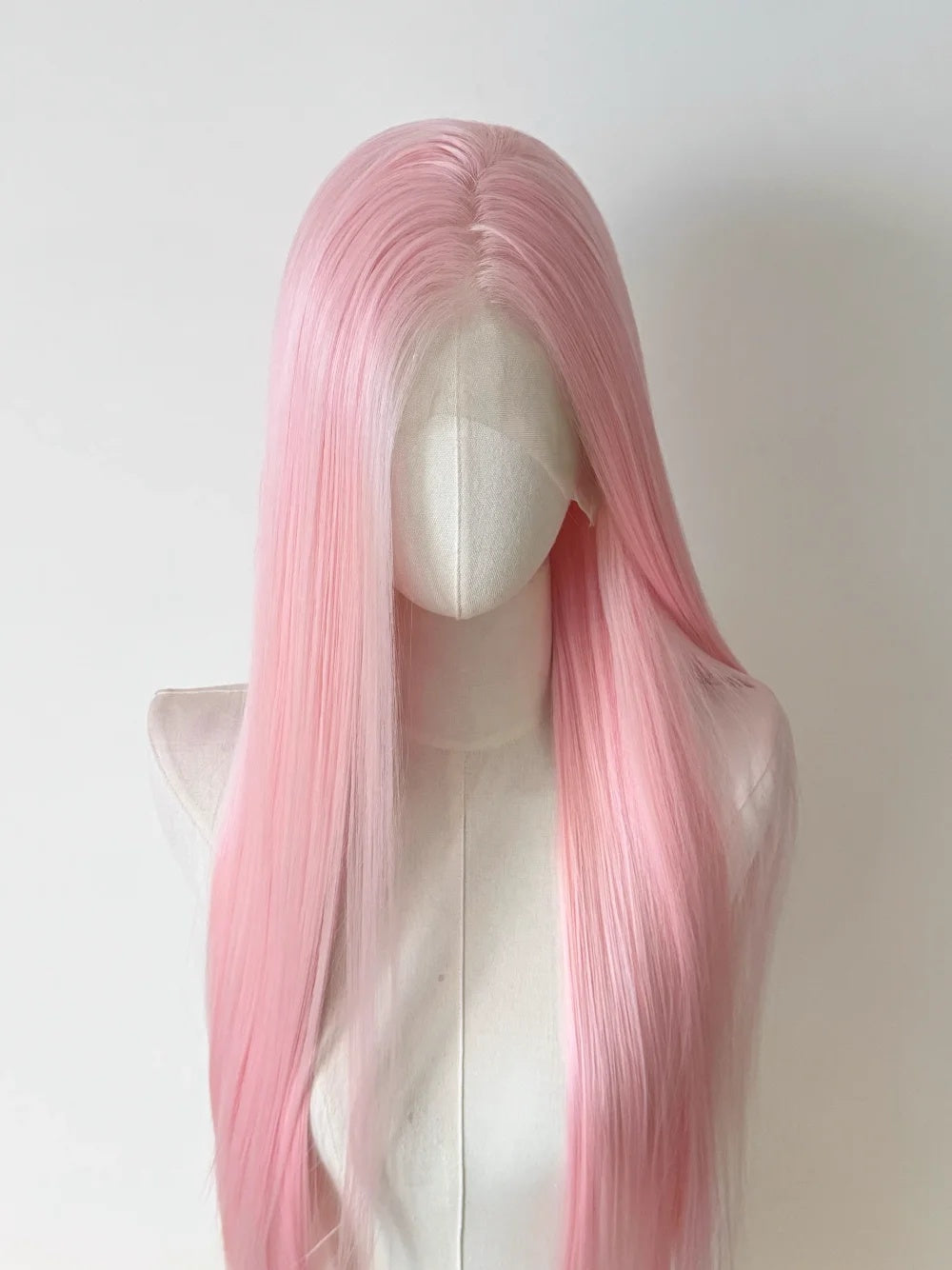 Light Pink 13x4 Lace Front Straight Cosplay Wig 26"