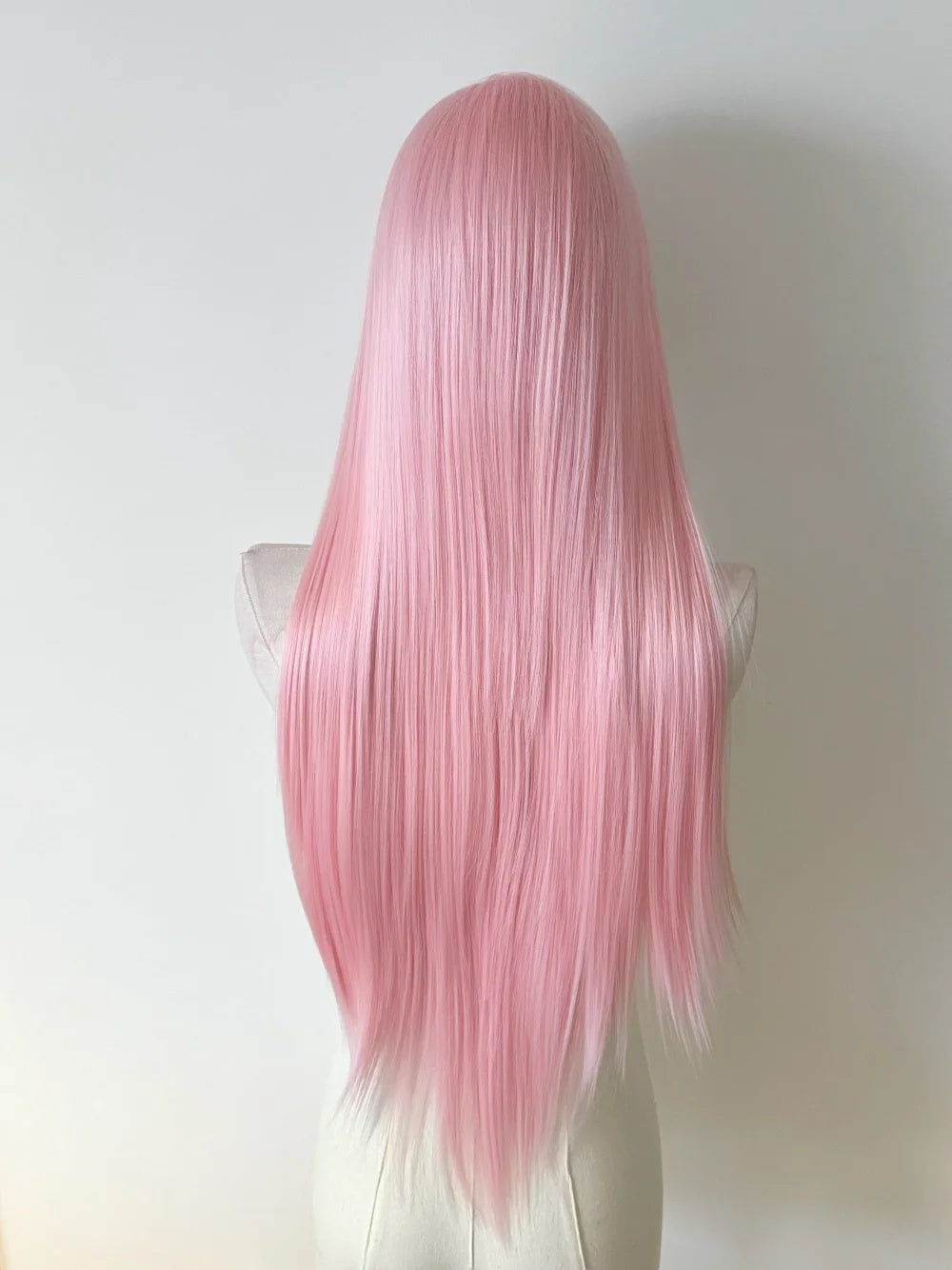 Light Pink 13x4 Lace Front Straight Cosplay Wig 26"
