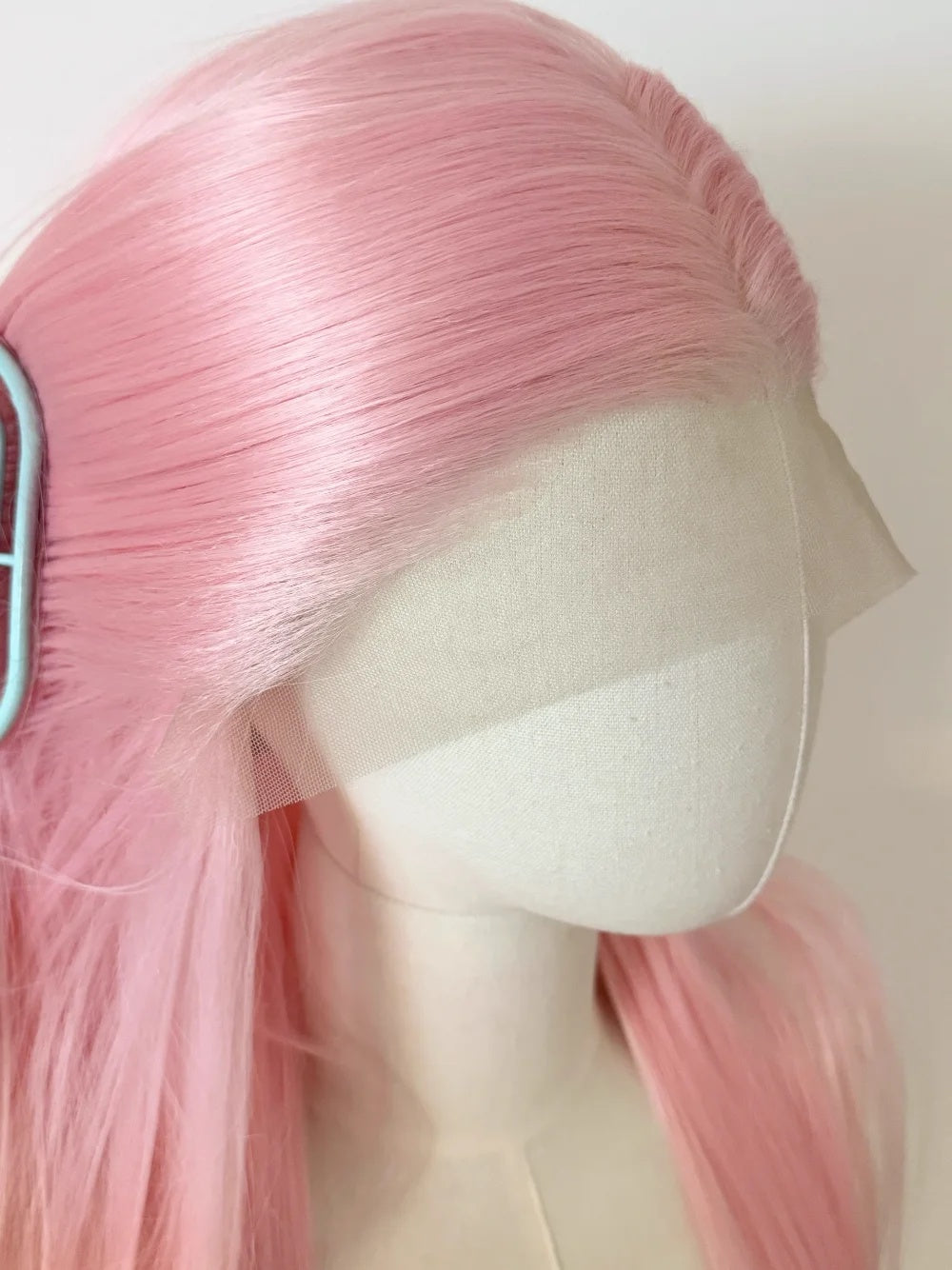 Light Pink 13x4 Lace Front Straight Cosplay Wig 26"