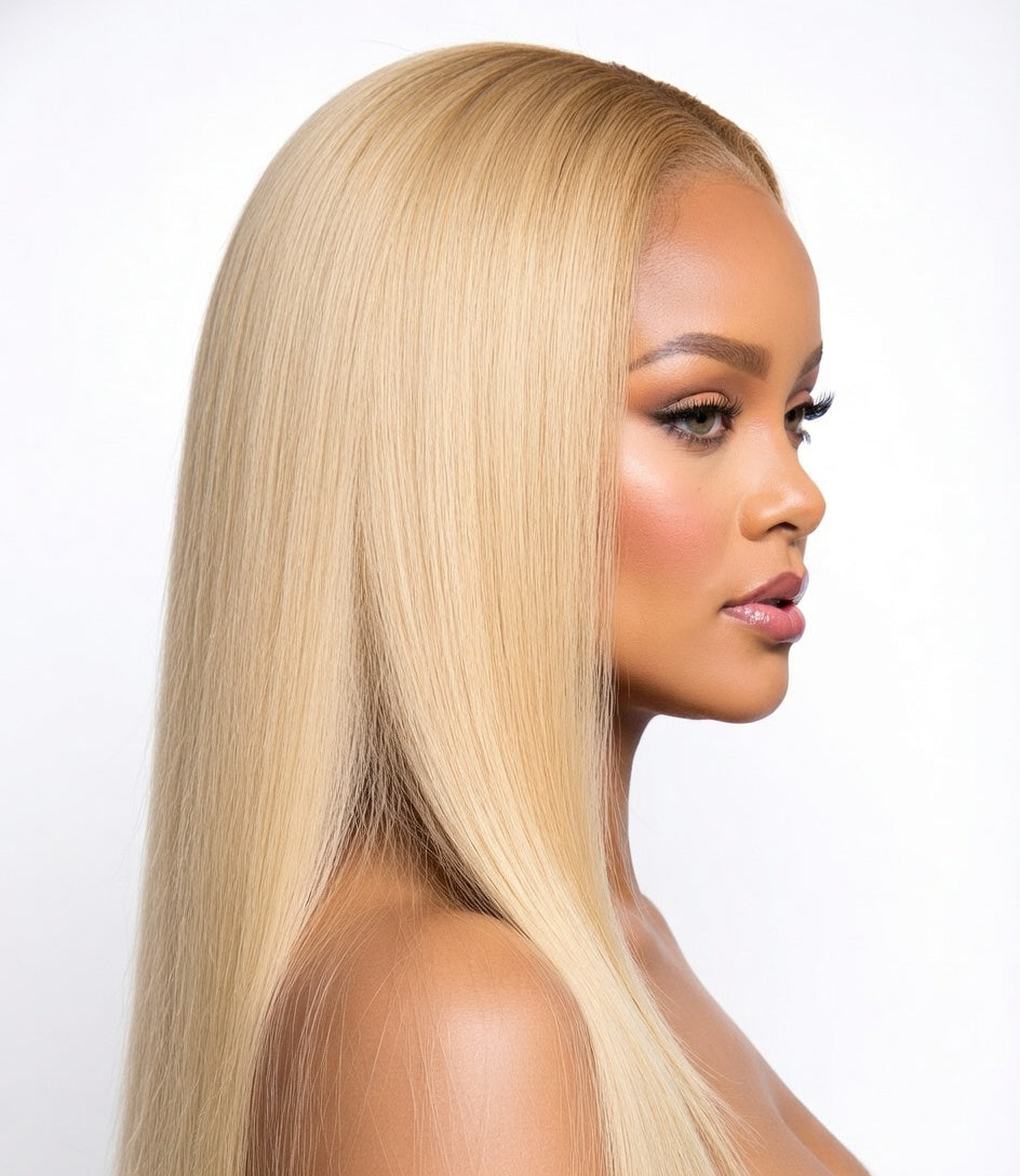613 Human Hair Lace Front Wig | Straight Transparent