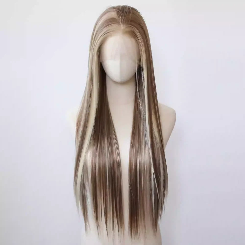 Platinum Highlight 13x4 Lace Front Glueless Synthetic Wig