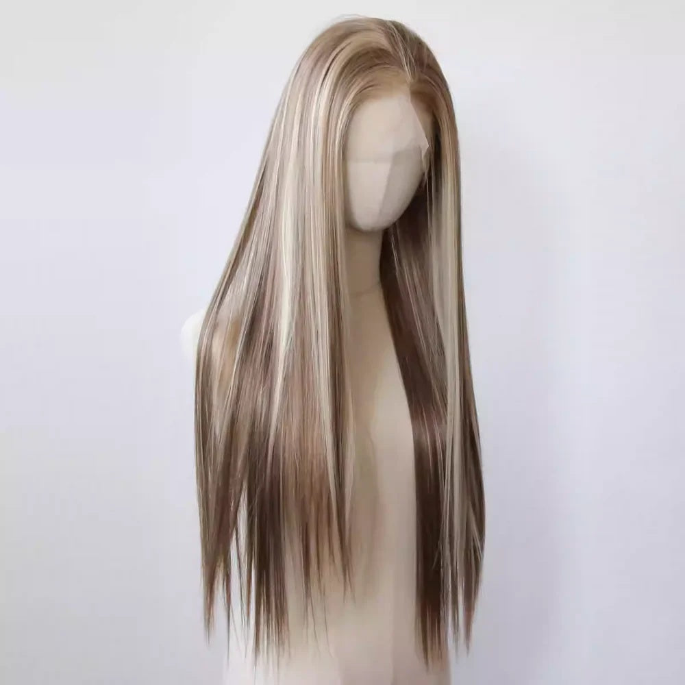 Platinum Highlight 13x4 Lace Front Glueless Synthetic Wig
