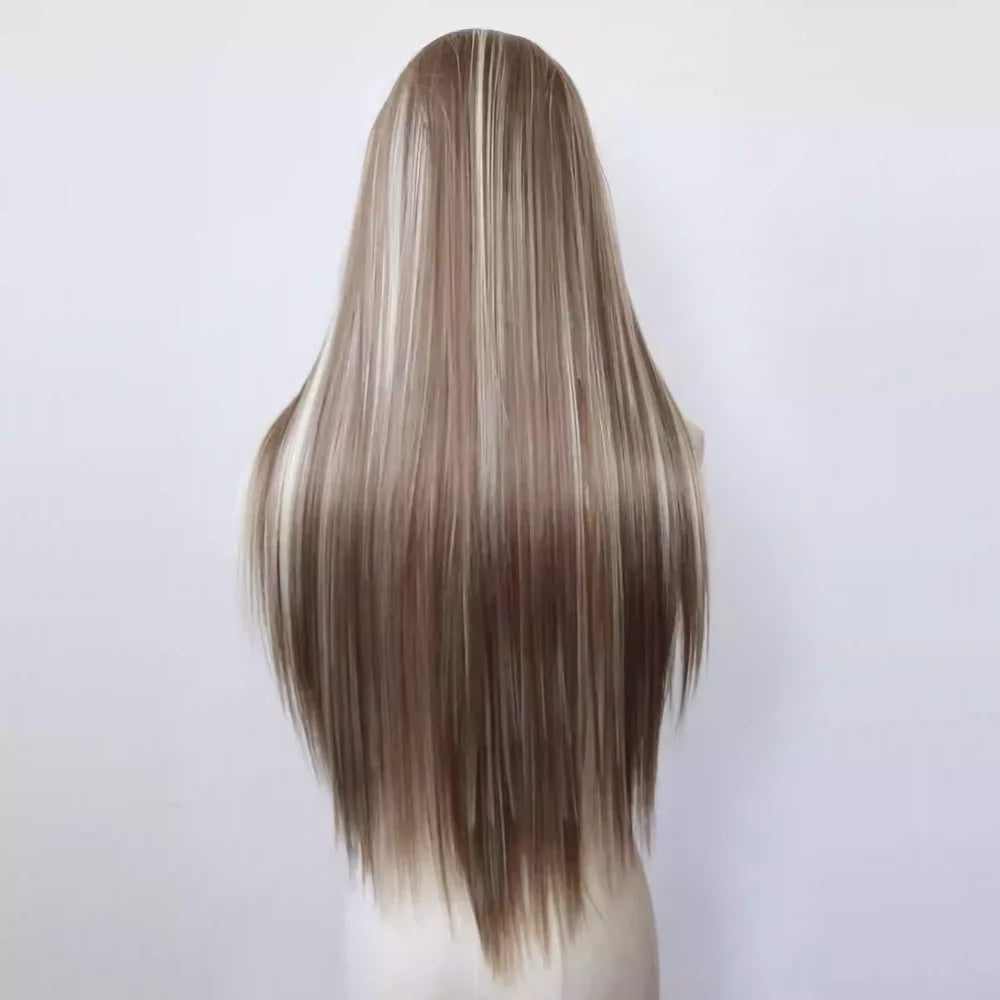 Platinum Highlight 13x4 Lace Front Glueless Synthetic Wig