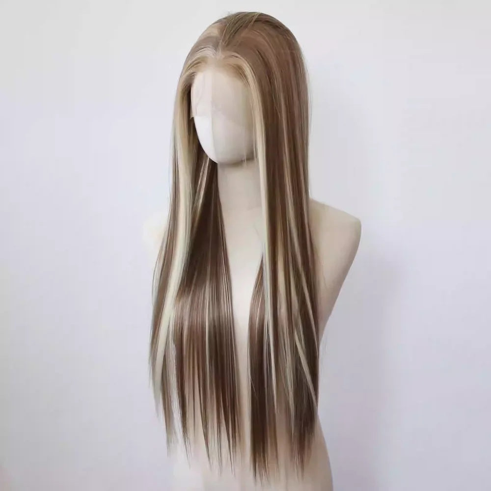 Platinum Highlight 13x4 Lace Front Glueless Synthetic Wig
