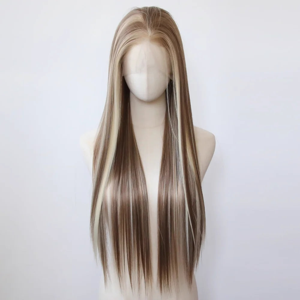 Platinum Highlight 13x4 Lace Front Glueless Synthetic Wig