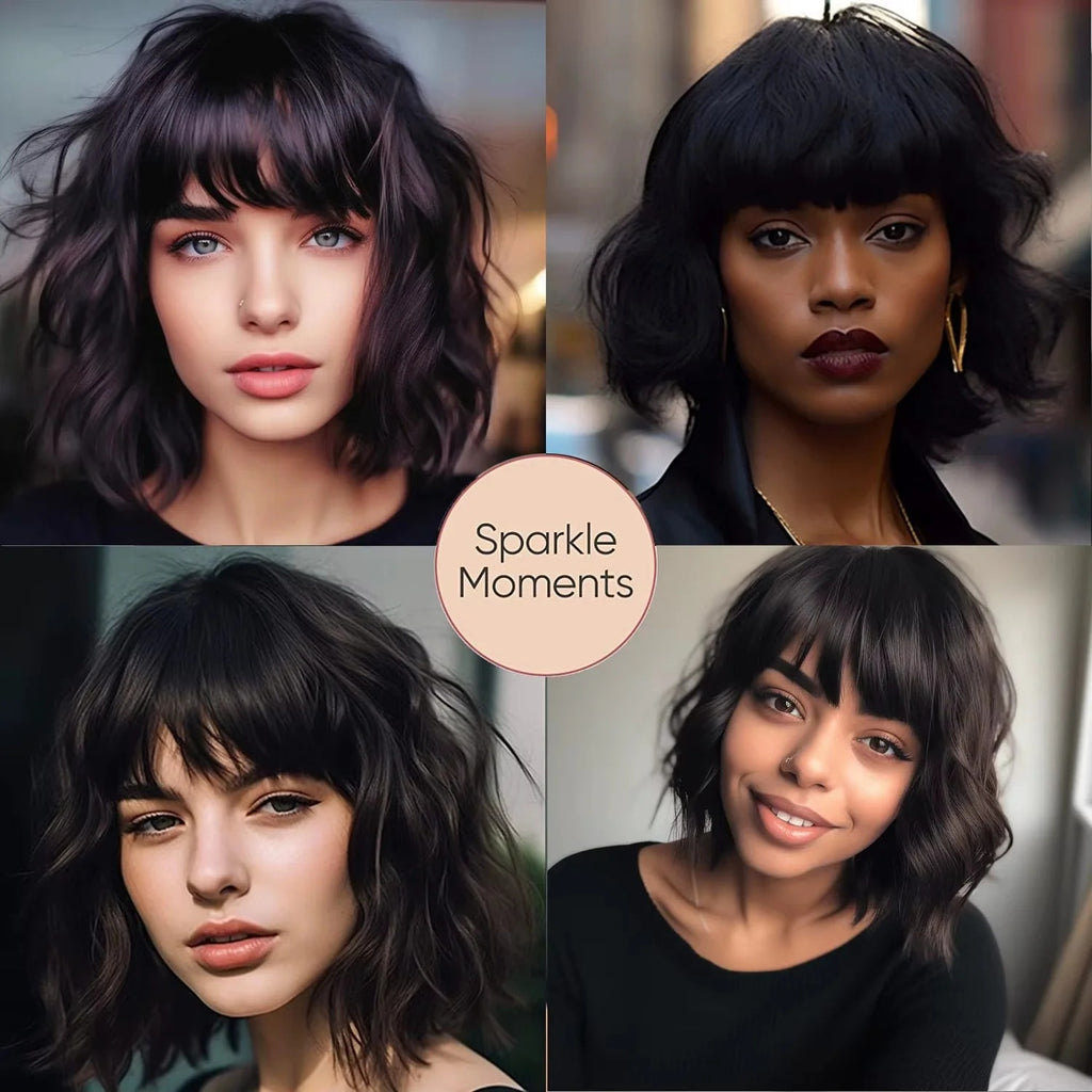 Brazilian Bob Body Wave 3x1 Lace With Bangs