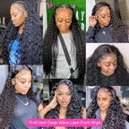 HD Deep Wave Lace Front Wig – Brazilian Pre-Plucked Curly