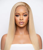 613 Human Hair Lace Front Wig | Straight Transparent